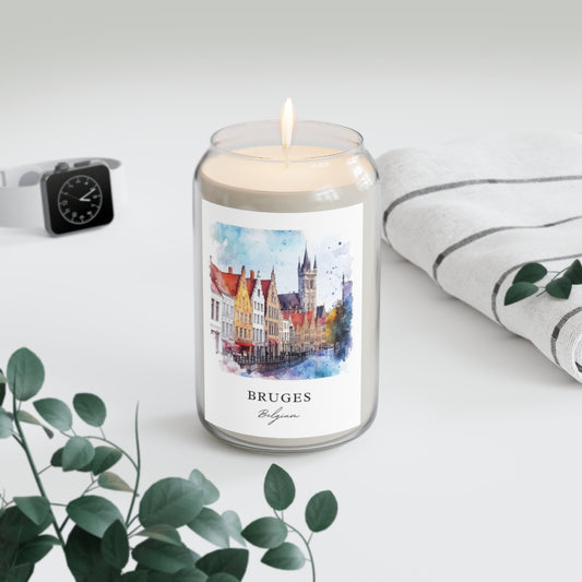 Bruges, Belgium scented soy candle