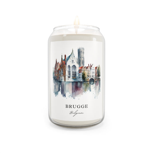 Brugge, Belgium scented soy candle