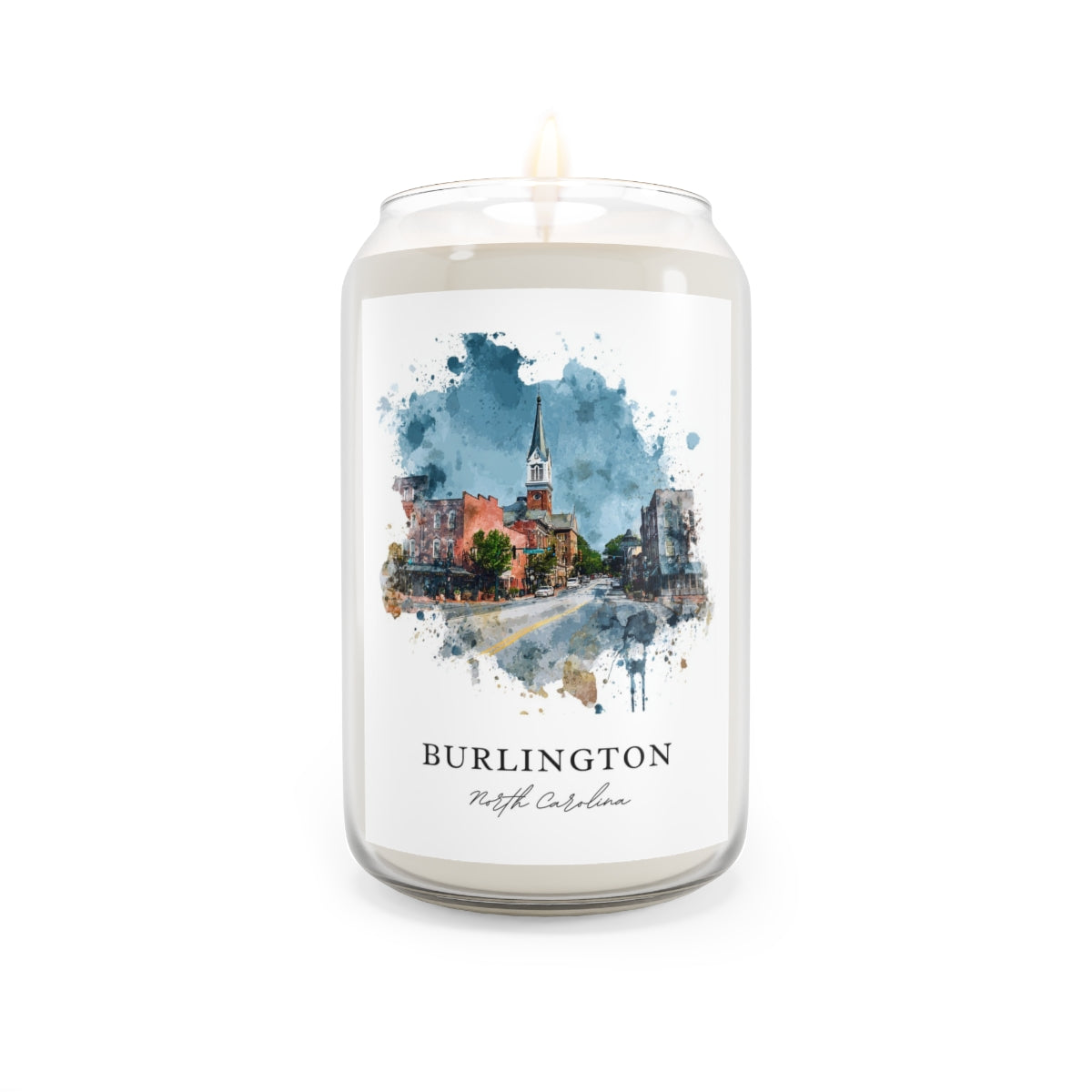 Burlington, North Carolina scented soy candle