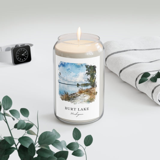 Burt Lake, Michigan scented soy candle