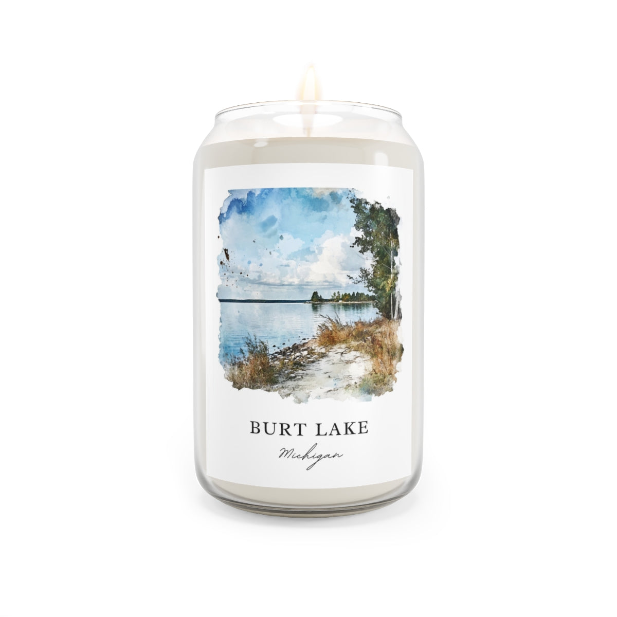 Burt Lake, Michigan scented soy candle