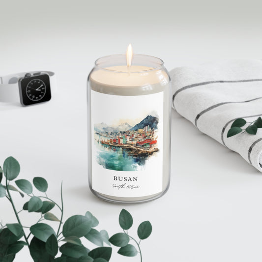 Busan, South Korea scented soy candle