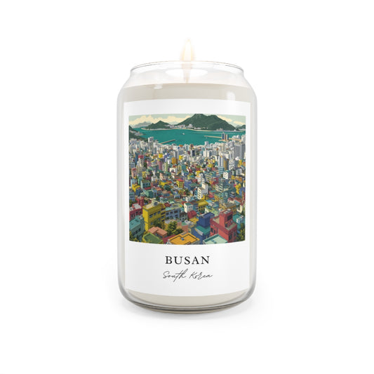 Busan, South Korea scented soy candle