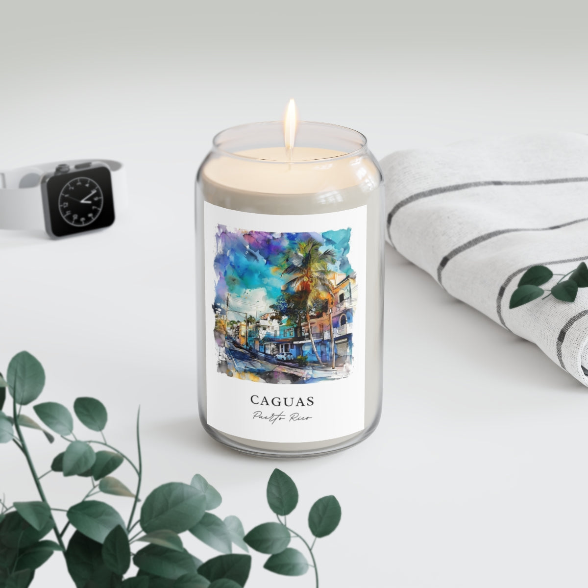 Caguas, Puerto Rico scented soy candle