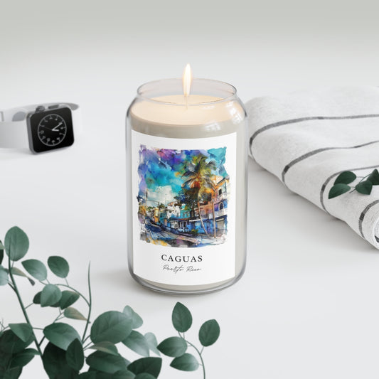 Caguas, Puerto Rico scented soy candle