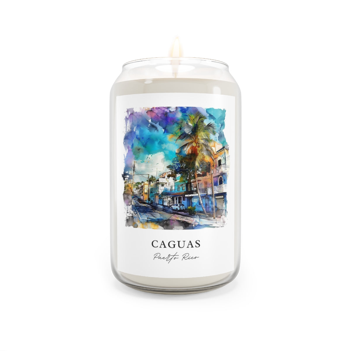 Caguas, Puerto Rico scented soy candle