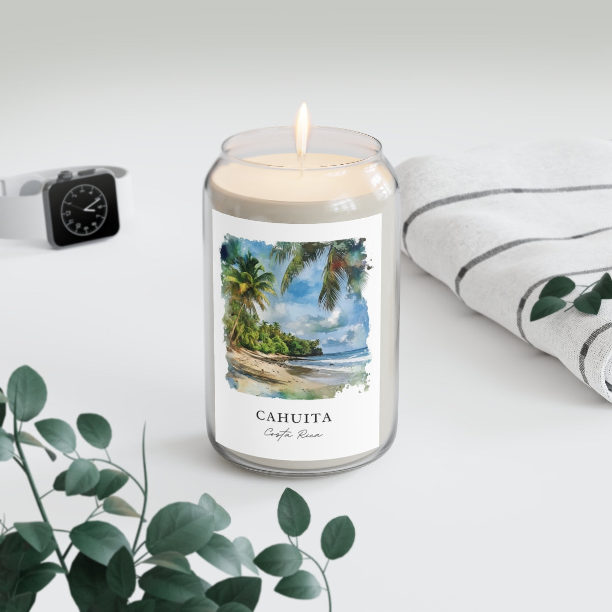 Cahuita, Costa Rica scented soy candle