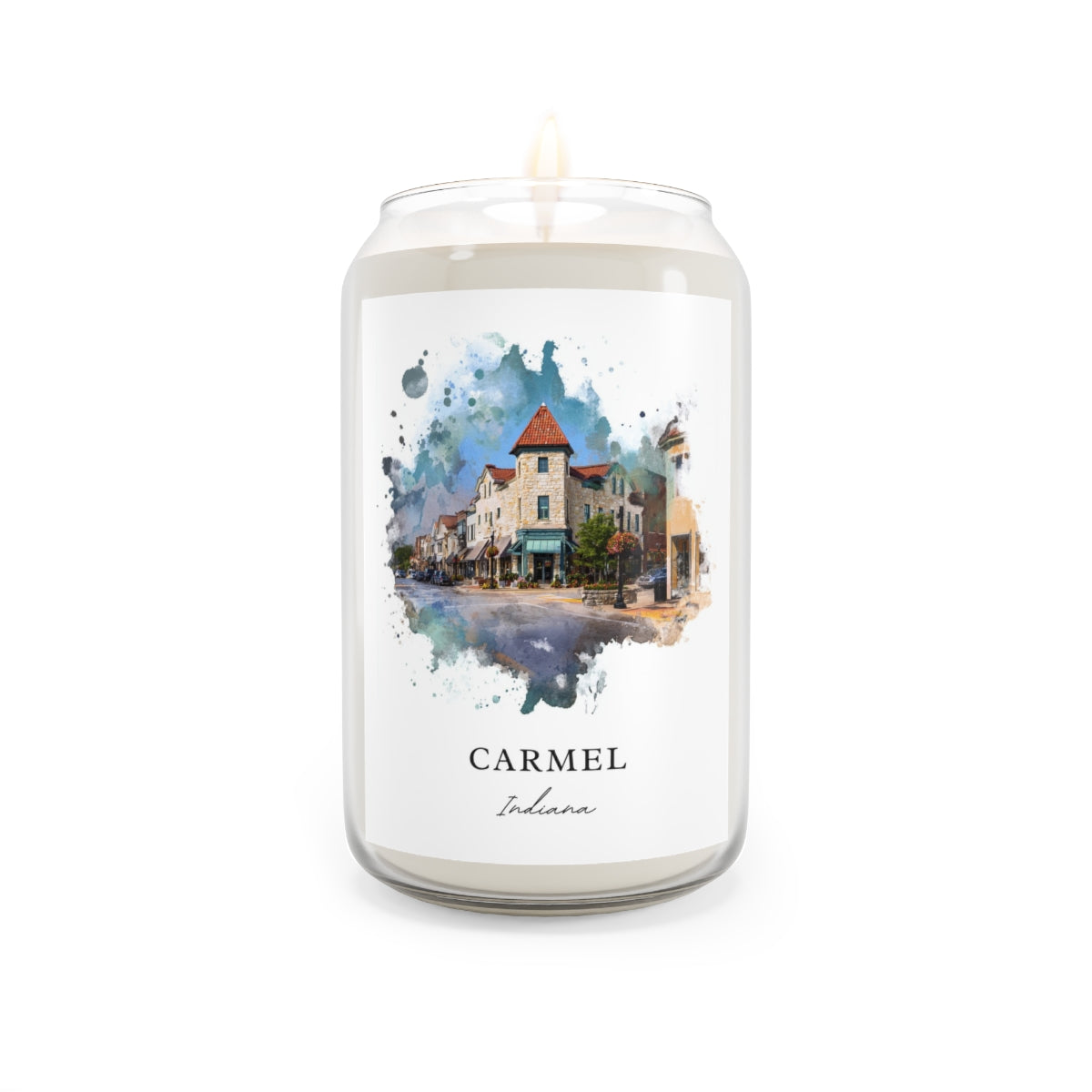 Carmel, Indiana scented soy candle