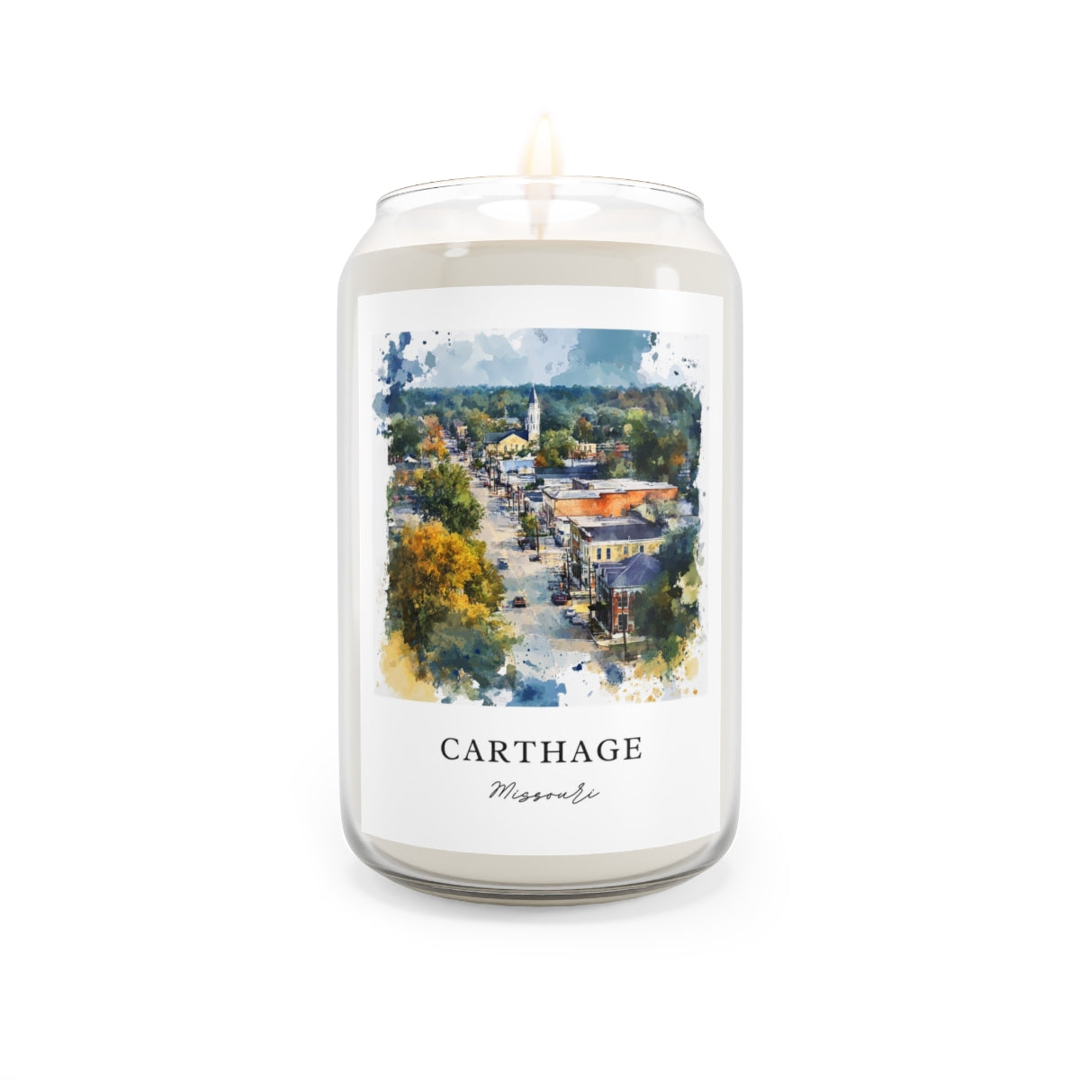 Carthage, Missouri scented soy candle