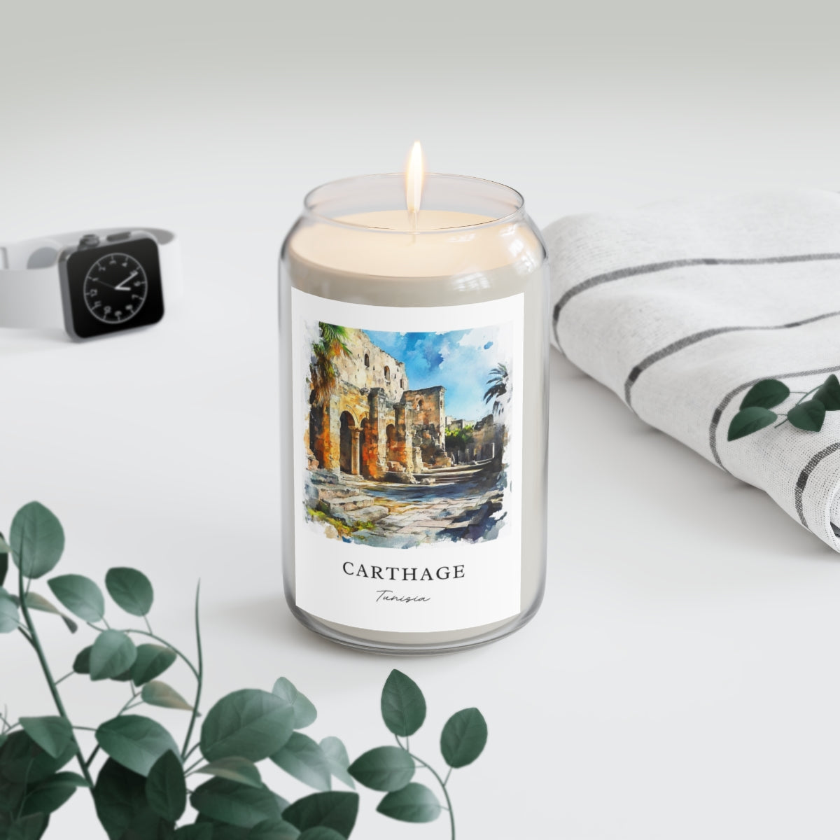 Carthage, Tunisia scented soy candle
