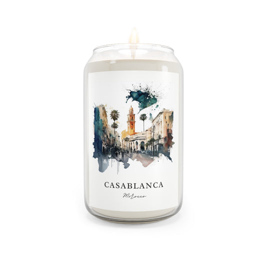 Casablanca, Morocco scented soy candle
