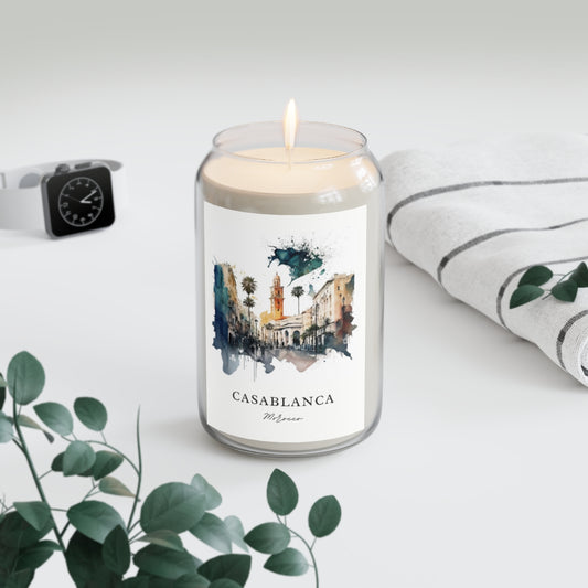 Casablanca, Morocco scented soy candle