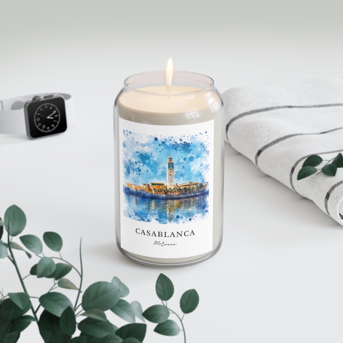 Casablanca, Morocco scented soy candle