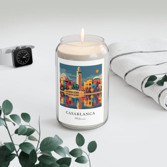 Casablanca, Morocco scented soy candle