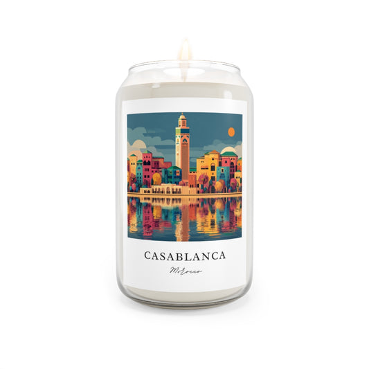 Casablanca, Morocco scented soy candle