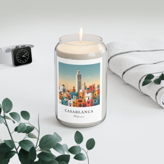 Casablanca, Morocco scented soy candle