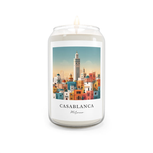 Casablanca, Morocco scented soy candle