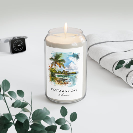 Castaway Cay, Bahamas scented soy candle