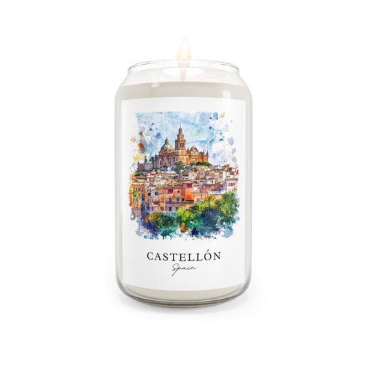 Castellón, Spain scented soy candle