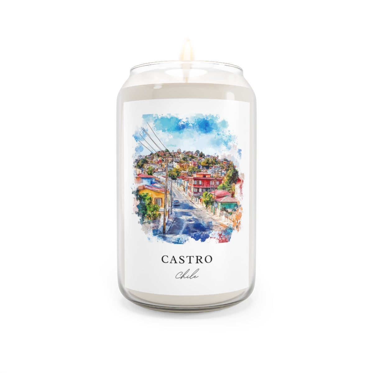 Castro, Chile scented soy candle