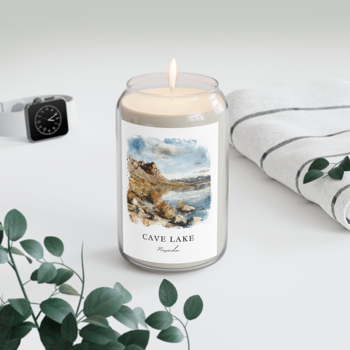 Cave Lake, Nevada scented soy candle