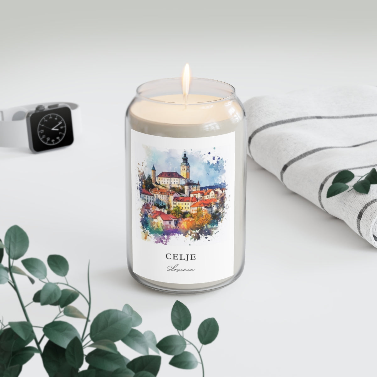 Celje, Slovenia scented soy candle