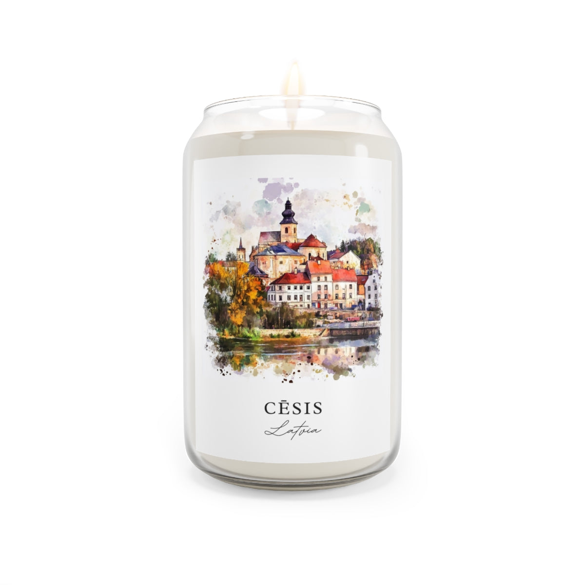 Cēsis, Latvia scented soy candle