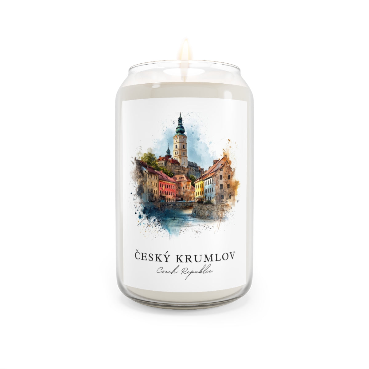 český Krumlov, Czech Republic scented soy candle