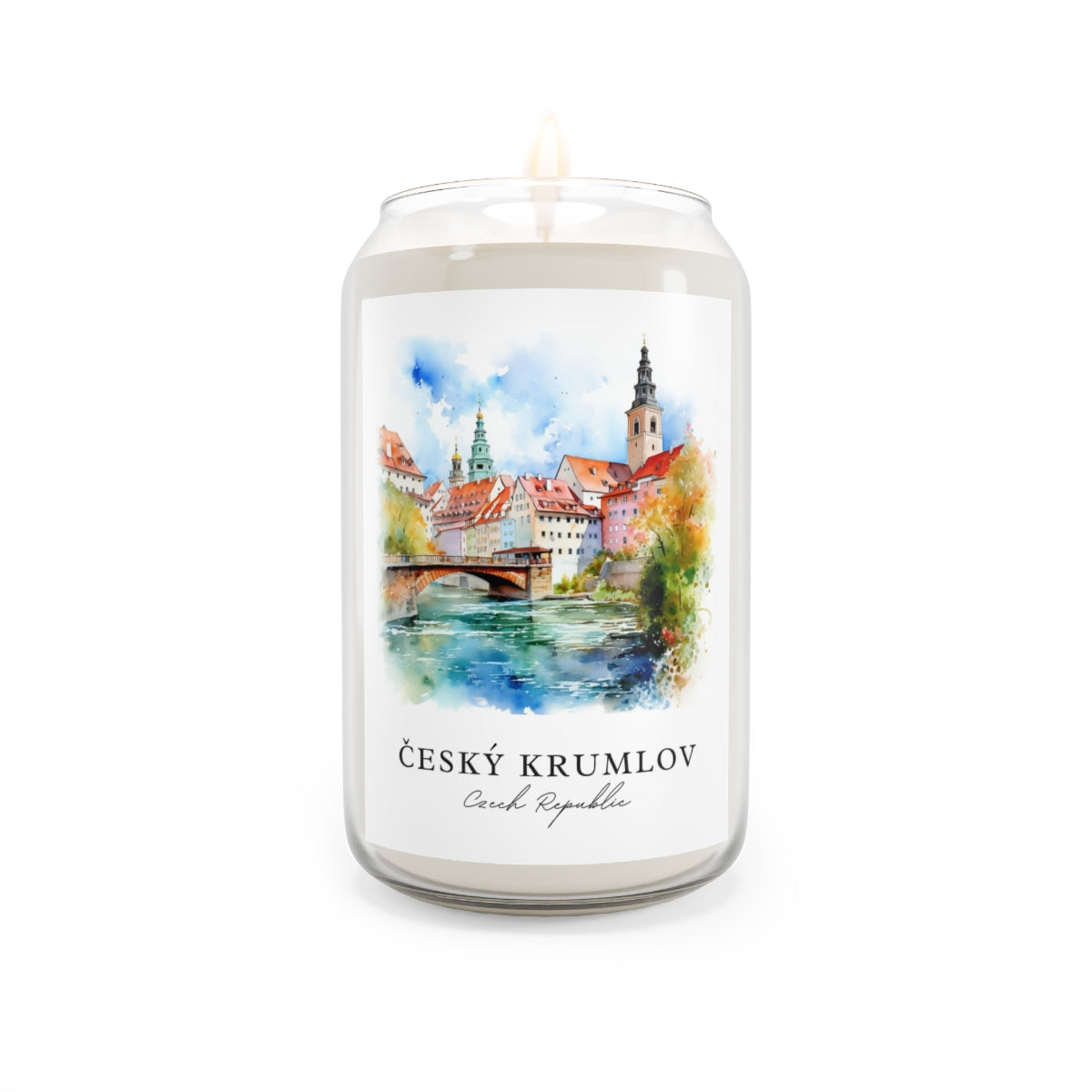 český Krumlov, Czech Republic scented soy candle
