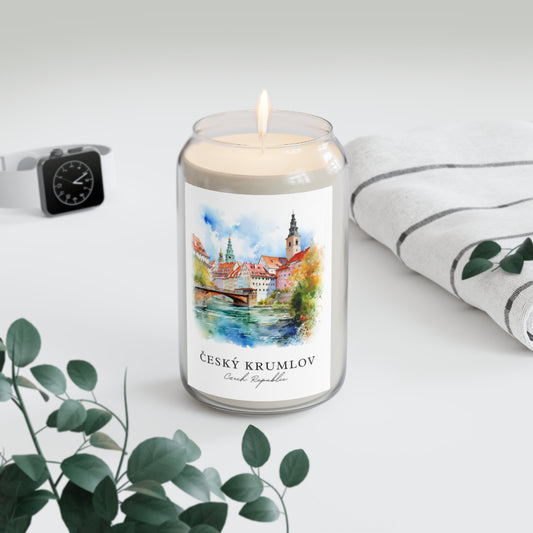 český Krumlov, Czech Republic scented soy candle