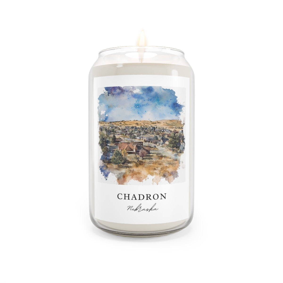 Chadron, Nebraska scented soy candle