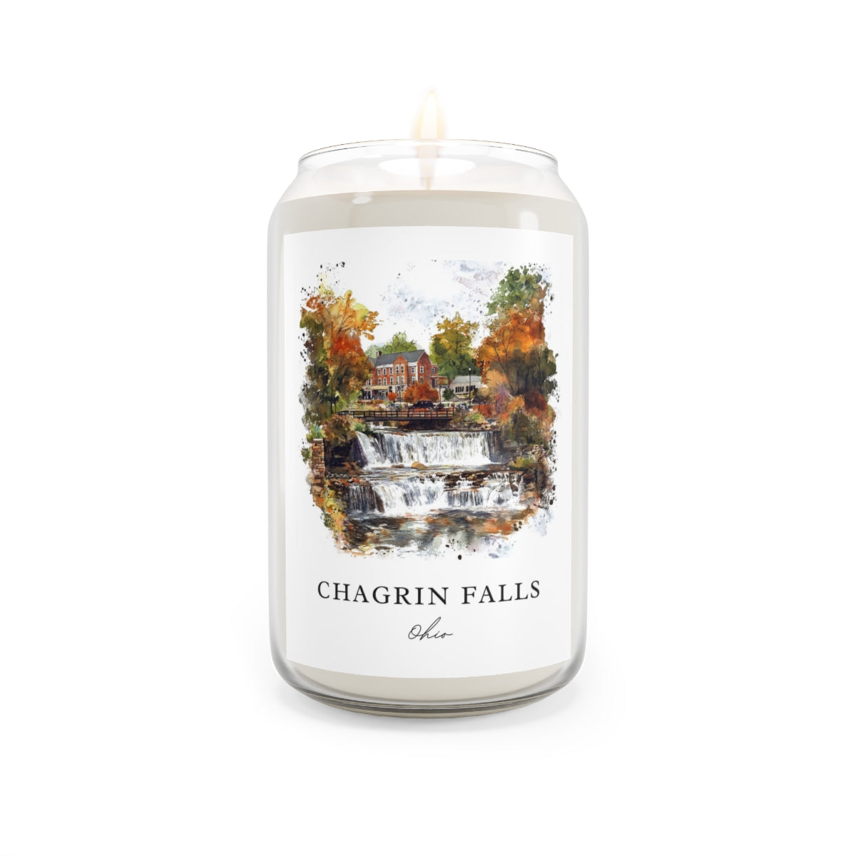 Chagrin Falls, Ohio scented soy candle