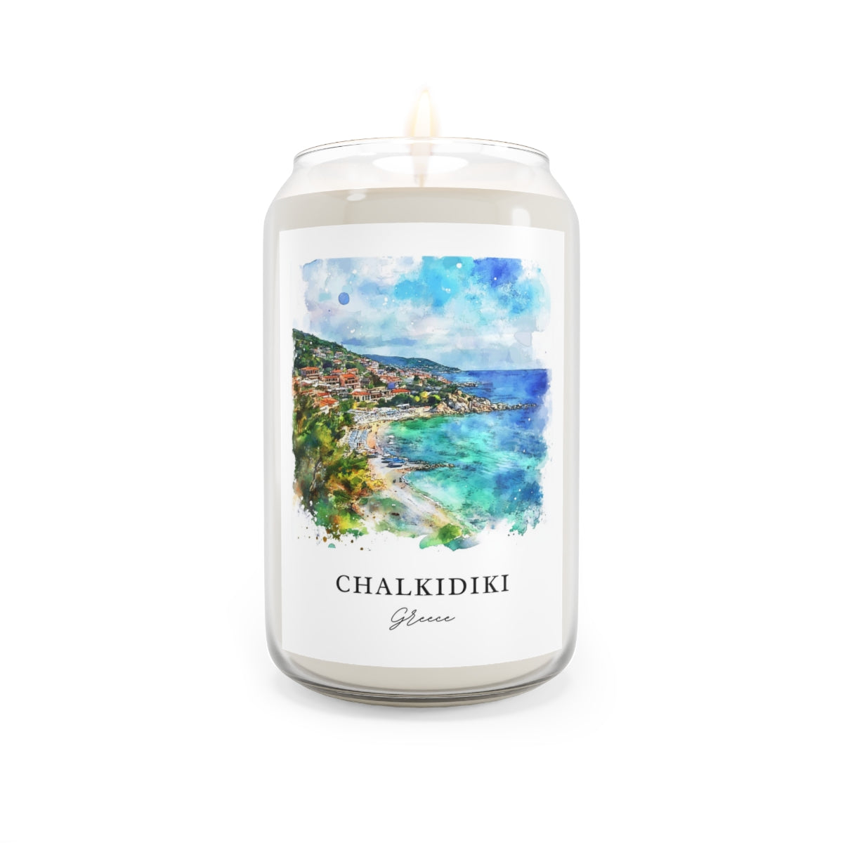 Chalkidiki, Greece scented soy candle