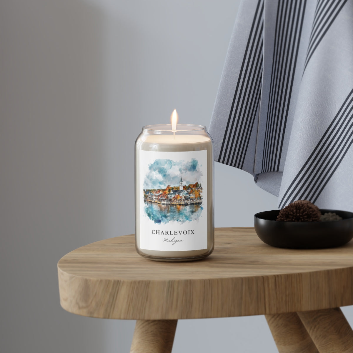Charlevoix, Michigan scented soy candle