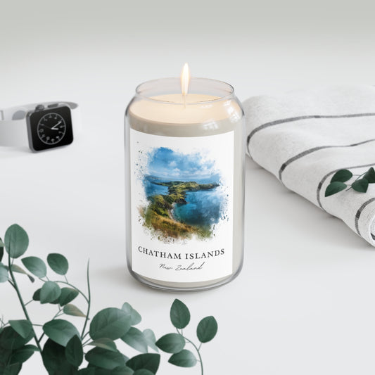 Chatham Islands, New Zealand scented soy candle