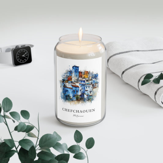 Chefchaouen, Morocco scented soy candle
