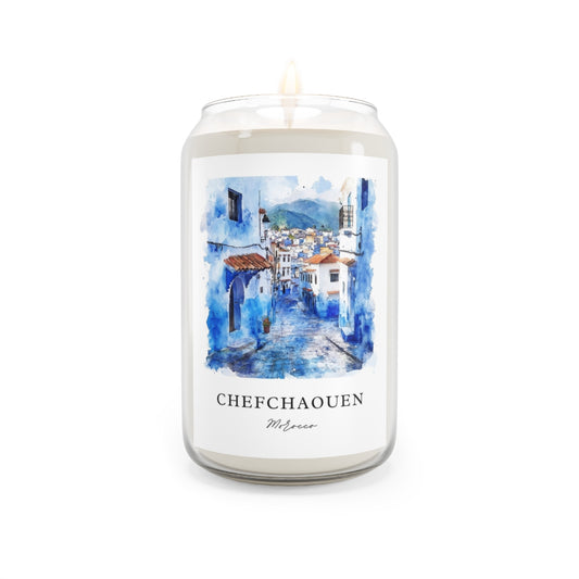 Chefchaouen, Morocco scented soy candle