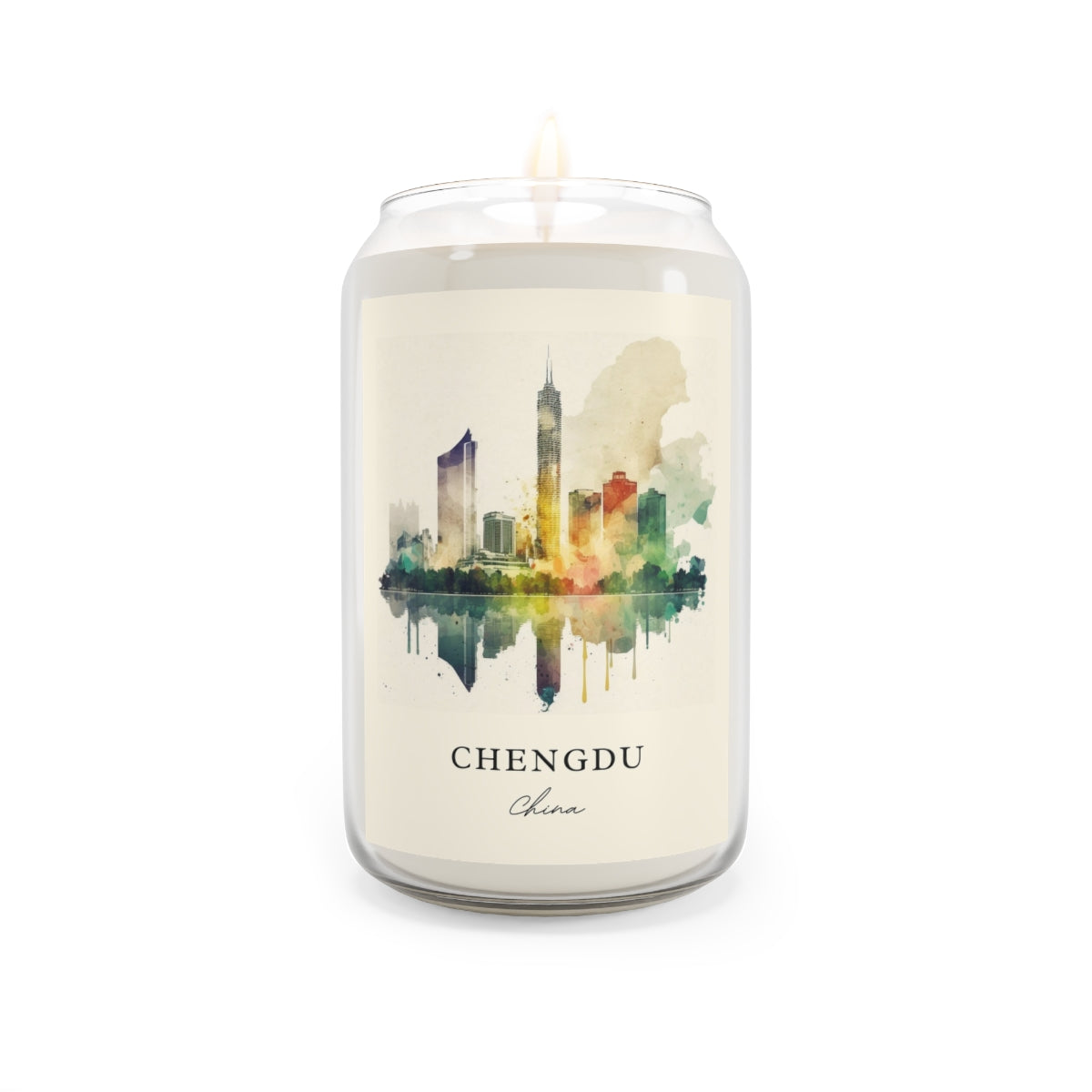 Chengdu, China scented soy candle