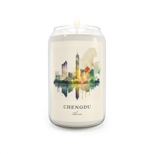 Chengdu, China scented soy candle