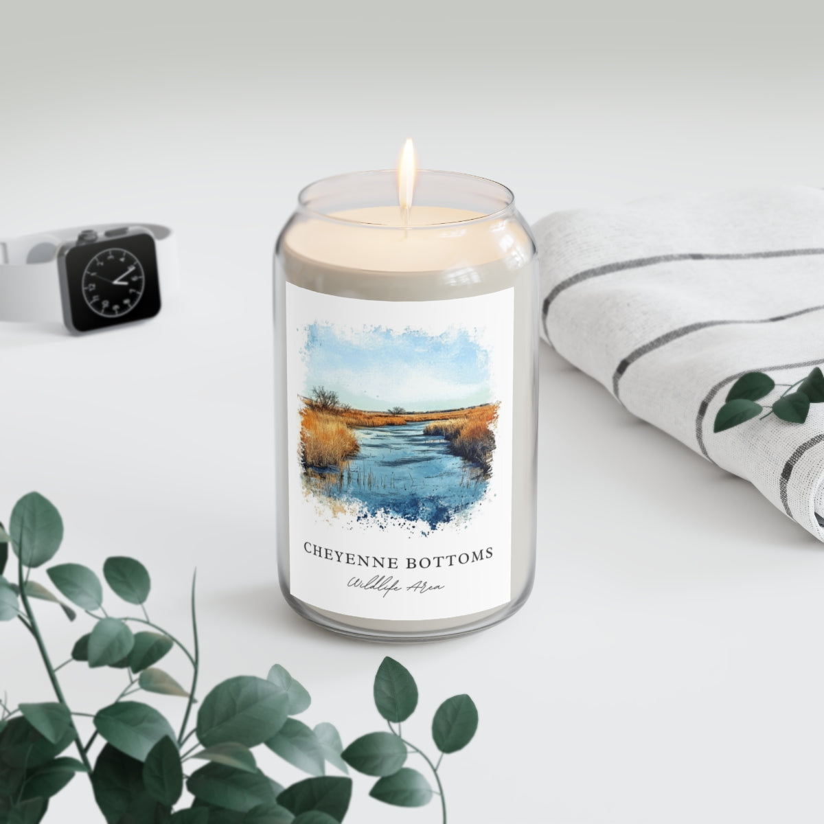 Cheyenne Bottoms, Wildlife Area scented soy candle