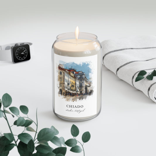Chiado, Lisbon Portugal scented soy candle