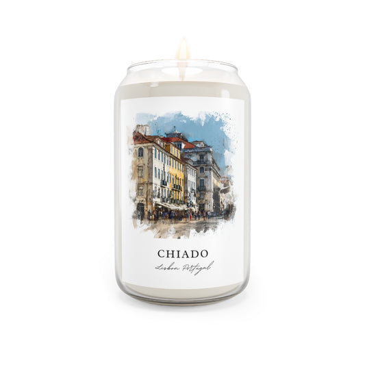 Chiado, Lisbon Portugal scented soy candle