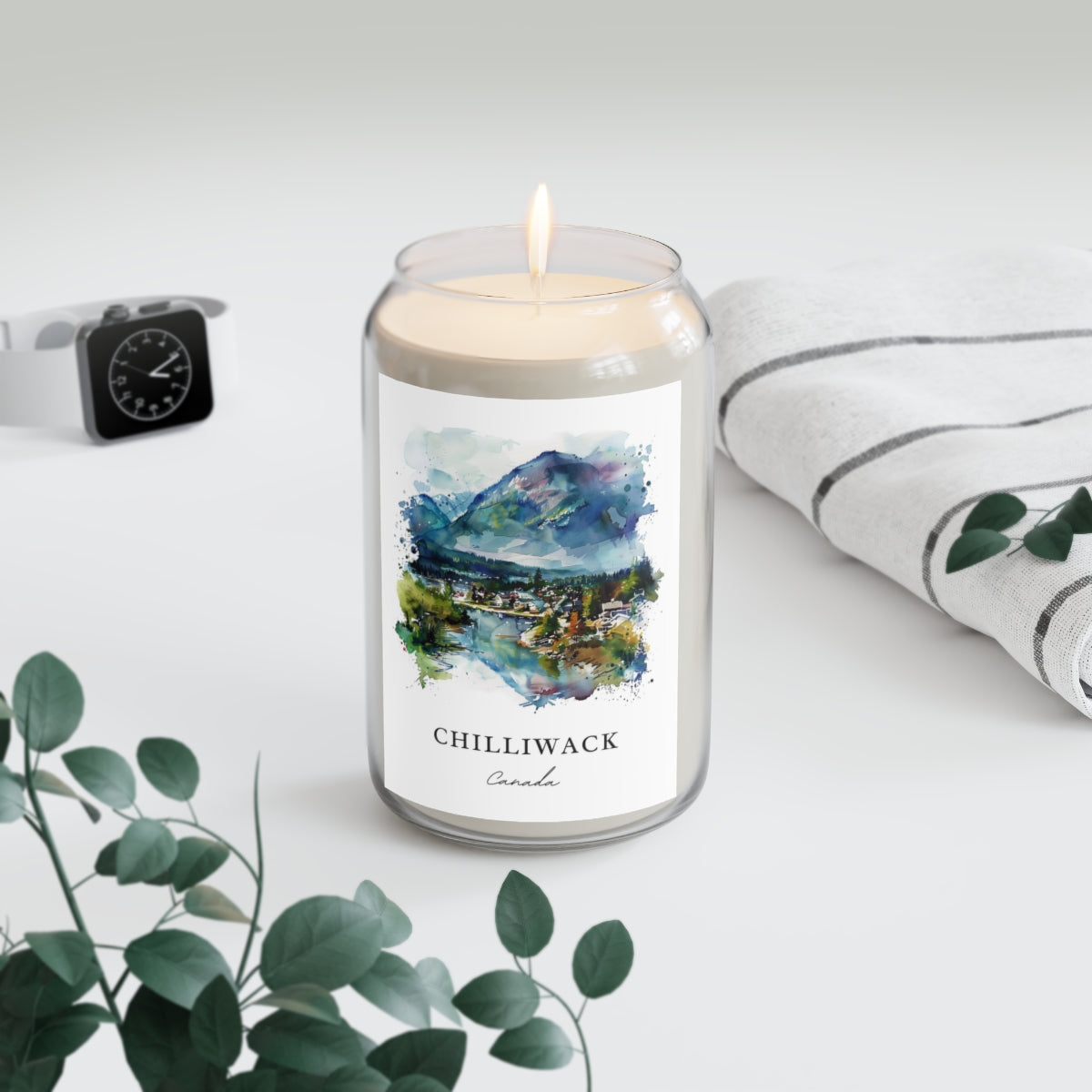 Chilliwack, Canada scented soy candle