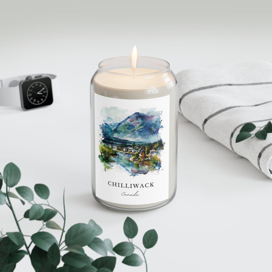 Chilliwack, Canada scented soy candle