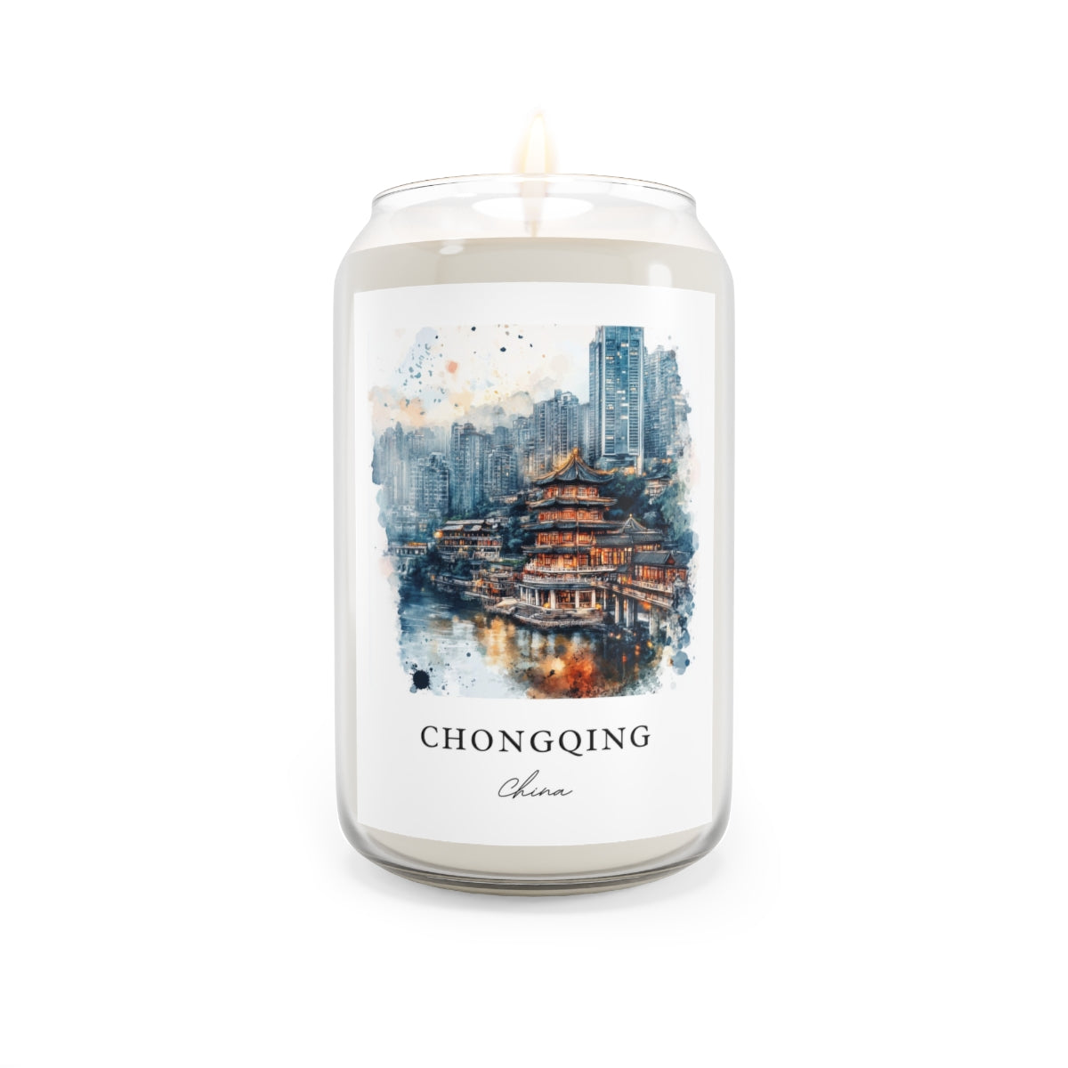 Chongqing, China scented soy candle