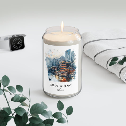 Chongqing, China scented soy candle