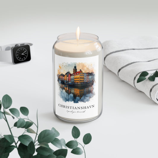 Christianshavn, Copenhagen Denmark scented soy candle