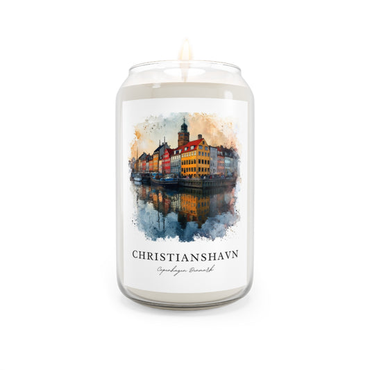 Christianshavn, Copenhagen Denmark scented soy candle