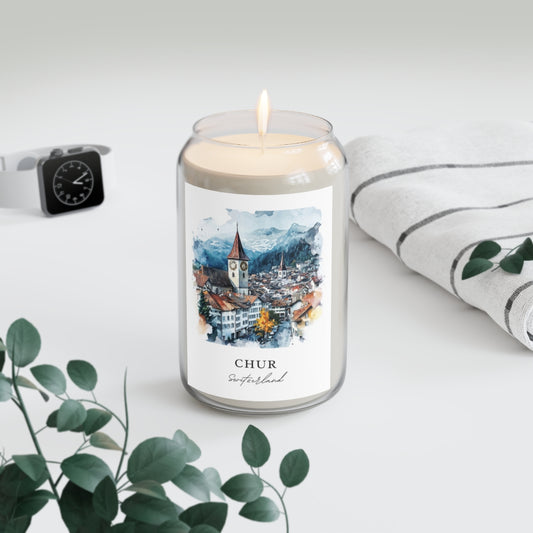 Chur, Switzerland scented soy candle