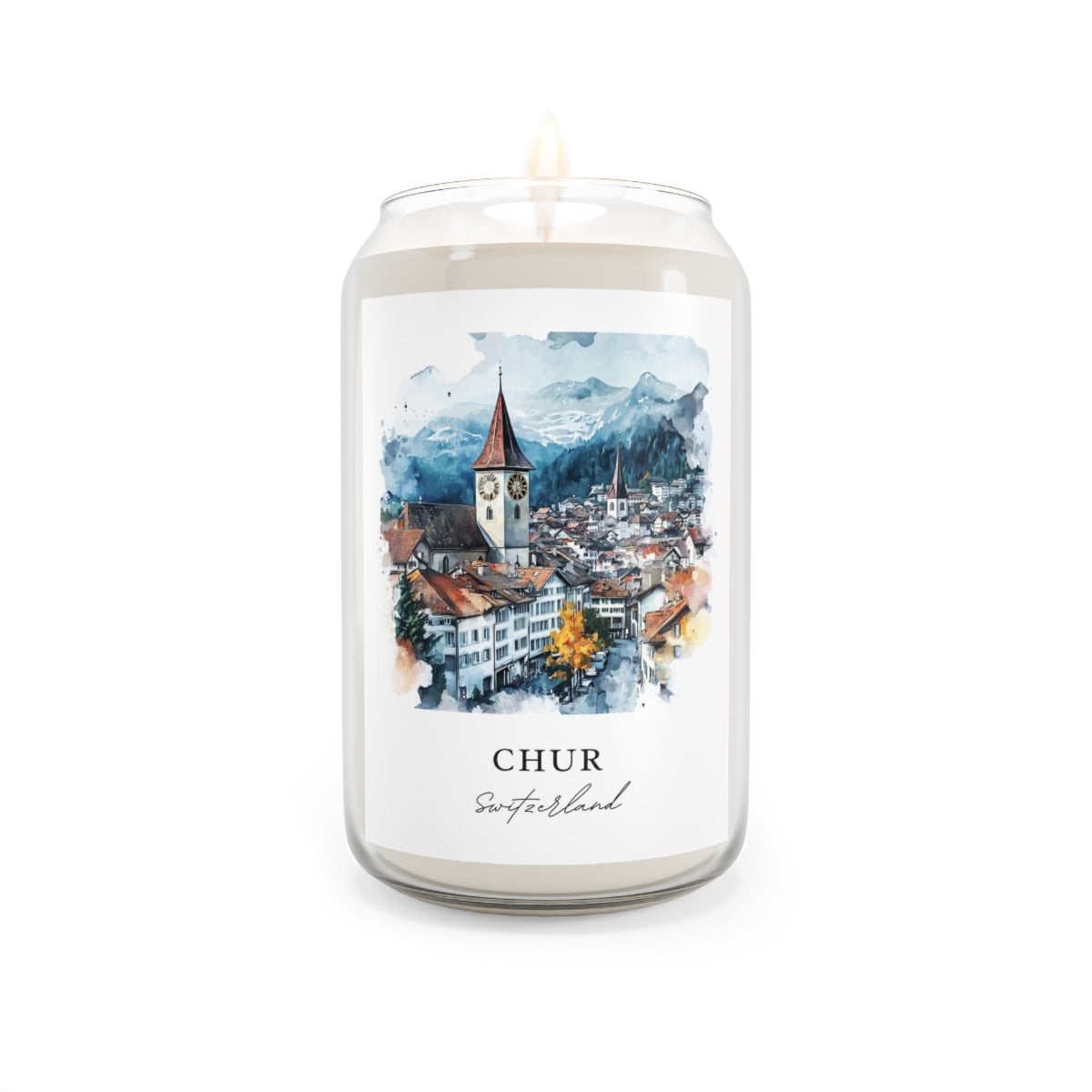Chur, Switzerland scented soy candle